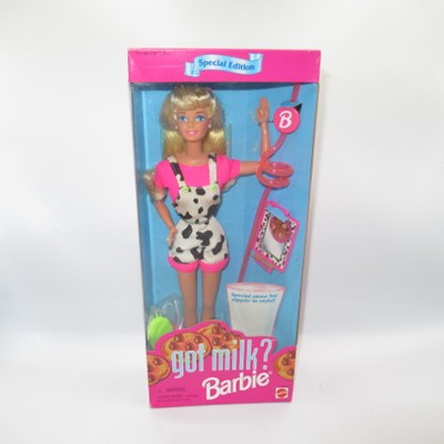 1995 ★ 90's ★ Barbie ★ Barbie ★ Got Milk? ★ Doll ★ Figure ★ Plush ★ Vintage ★ 