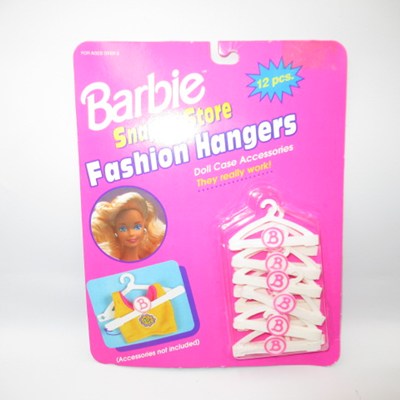 1992 ★ 90's ★ Barbie ★ Barbie ★ Snap'n Store Fashion Hangers ★ Hanger ★ Accessory Set ★ Doll ★ Figure ★ Plush ★ 1 ★ Vintage ★ 