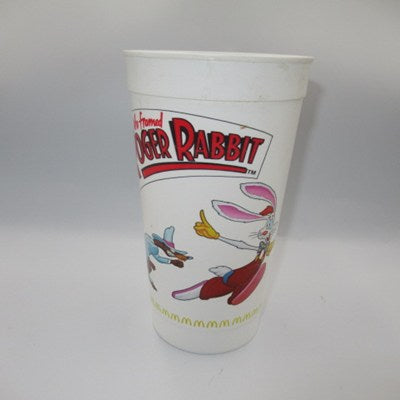 1988★80's★Disney★Roger Rabbit★McDonald's★Plastic Cup★Glass★Doll★Figure★Plush Toy★Vintage★1★ 