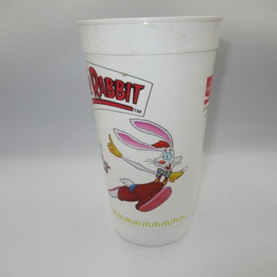 1988★80's★Disney★Roger Rabbit★McDonald's★Plastic Cup★Glass★Doll★Figure★Plush Toy★Vintage★1★ 