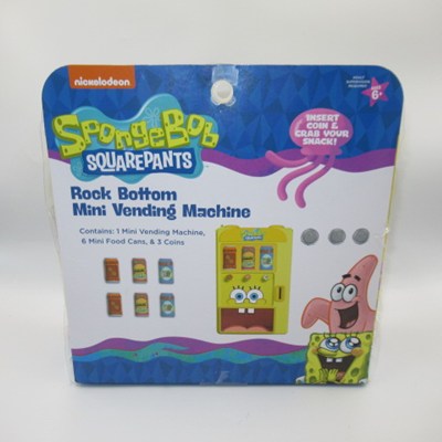 2024年★SPONGEBOB★スポンジボブ★ROCK BOTTOM MINI VENDING MACINE★自販機★おもちゃ★人形★フィギュア★ぬいぐるみ★ニコロデオン★