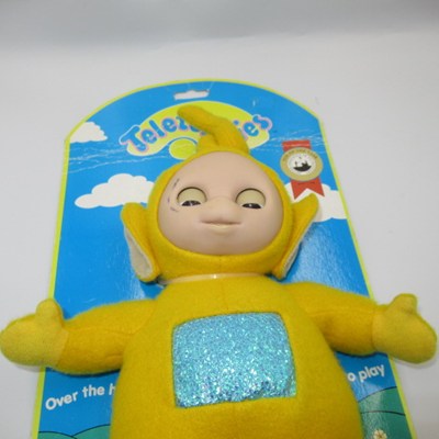1996★90's★Teletubbies★Laa-Laa★Lara★Doll★Figure★Plushie★Eye Blink★ 
