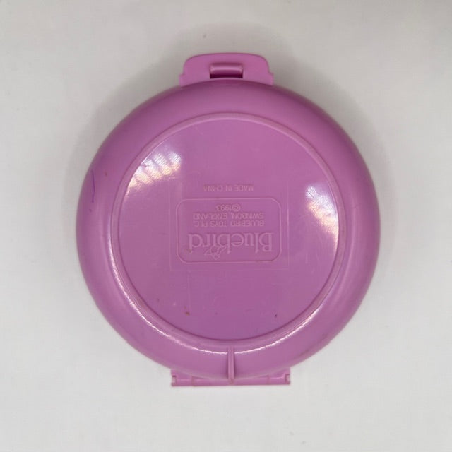 90's★1996★Polly Pocket★Ballerina★Pink★Round★Miniature★Play House★Figure★Doll★Stuffed Animal★ 