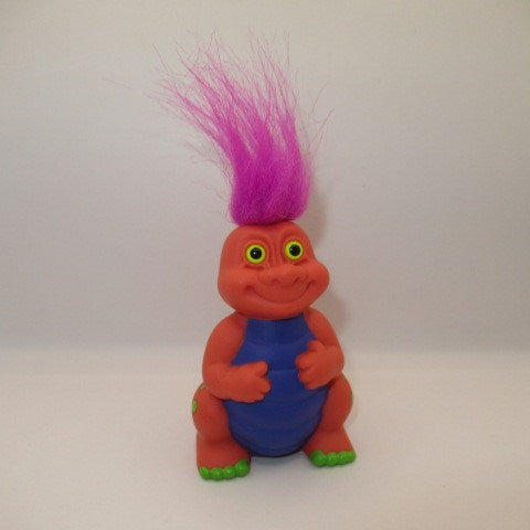 Vintage★Russ Trolls★Troll★Dinosaur★Doll★Figure★Plushie★Vintage★3★Pink×Purple★ 