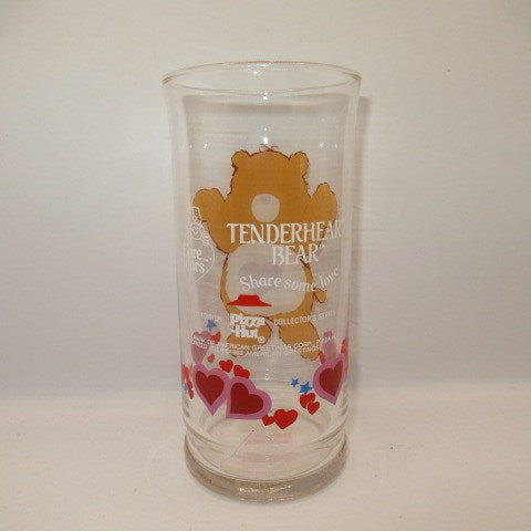 1983 ★ Care Bears ★ Care Bears ★ Pizza Hut ★ Pizza Hut ★ Glass ★ Doll ★ Figure ★ Plush ★ Vintage ★ Tenderheart Bear ★ TENDERHEART BEAR ★ 