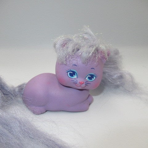 1988★80's★Lady Lovely Locks★Lady Lovely Locks★Kitty★kitty★cat★doll★figure★stuffed toy★vintage★lavender★Mattel★Mattel★ 