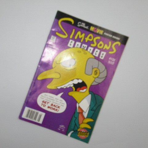 2007★The Simpsons★Simpsons★#132★comic★Comic★④★Charles Montgomery Burns★Burns★Figure★Plushie★Doll★ 