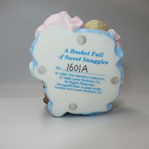 90’s★1998年★Snuggle Bear★スナグルベア★ファーファ★クマ★置物★フィギュア★Hamilton★レジン★A Busket Full Of Sweet Snuggle★シリアルナンバー入り★柔軟剤★企業物★フィギュア★人形★ぬいぐるみ★