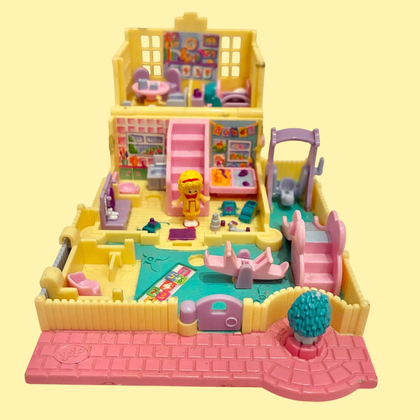 1994年★Polly Pocket★ポーリーポケット★Nursery School★学校★★お家★人形★フィギュア★ビンテージ★ミニチュア