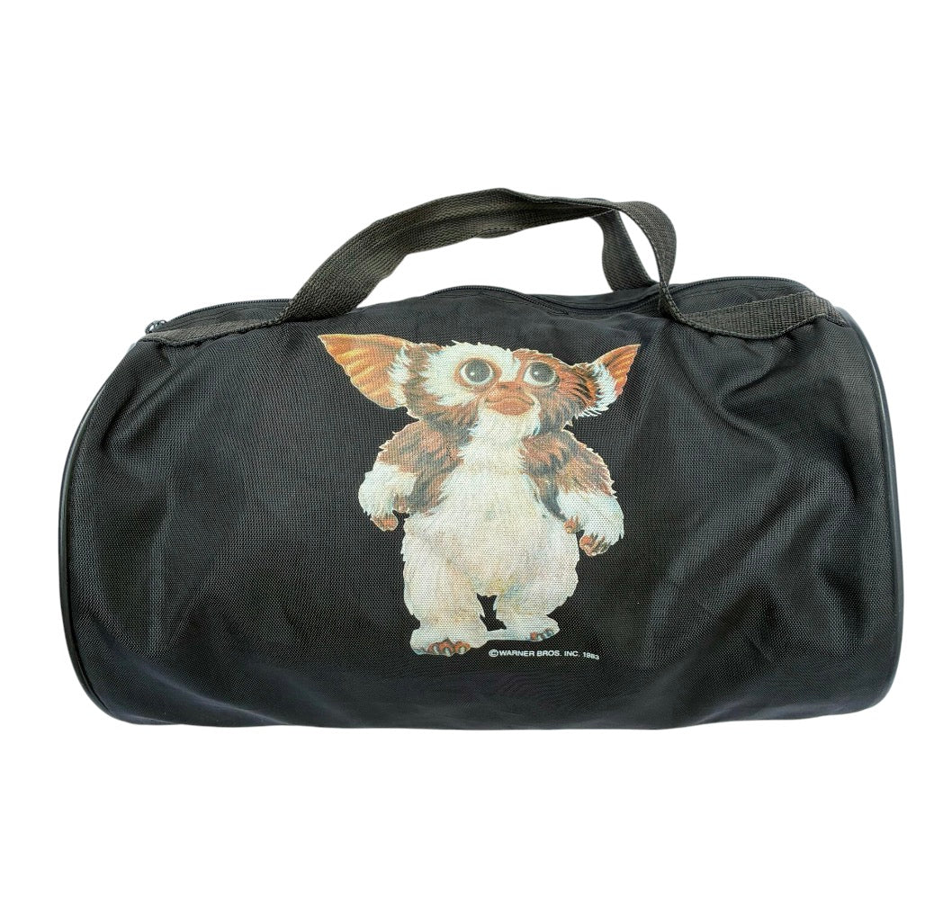 80's★1983年★GREMLiNS★グレムリン★Gizmo★ギズモ★Bag★バッグ★ダッフルバッグ★フィギュア★人形★ぬいぐるみ★ビンテージ★ブラック