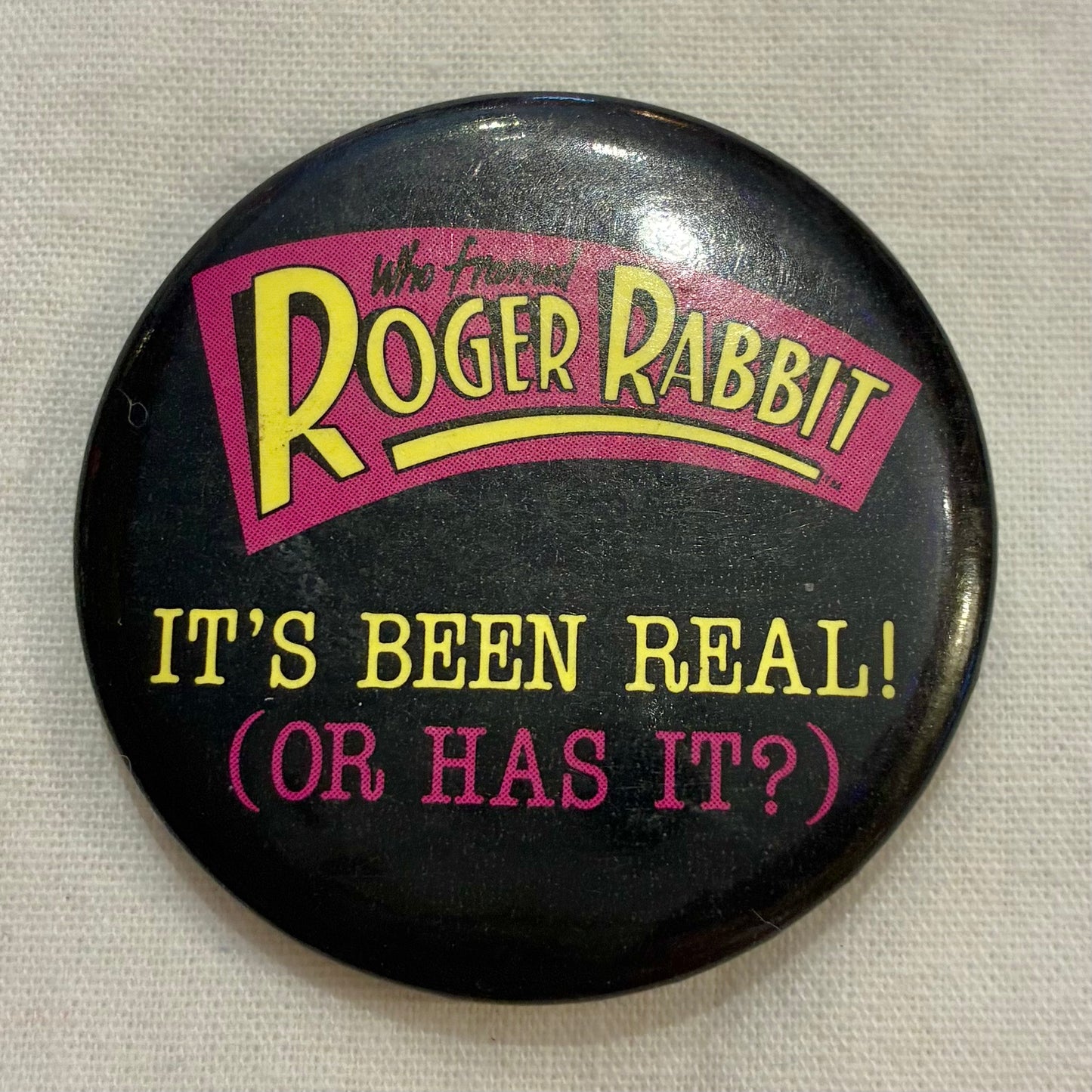 1987年★80's★ROGER RABBIT★ロジャーラビット★缶バッジ★バッチ★バッヂ★ぬいぐるみ★フィギュア★人形★ビンテージ★6