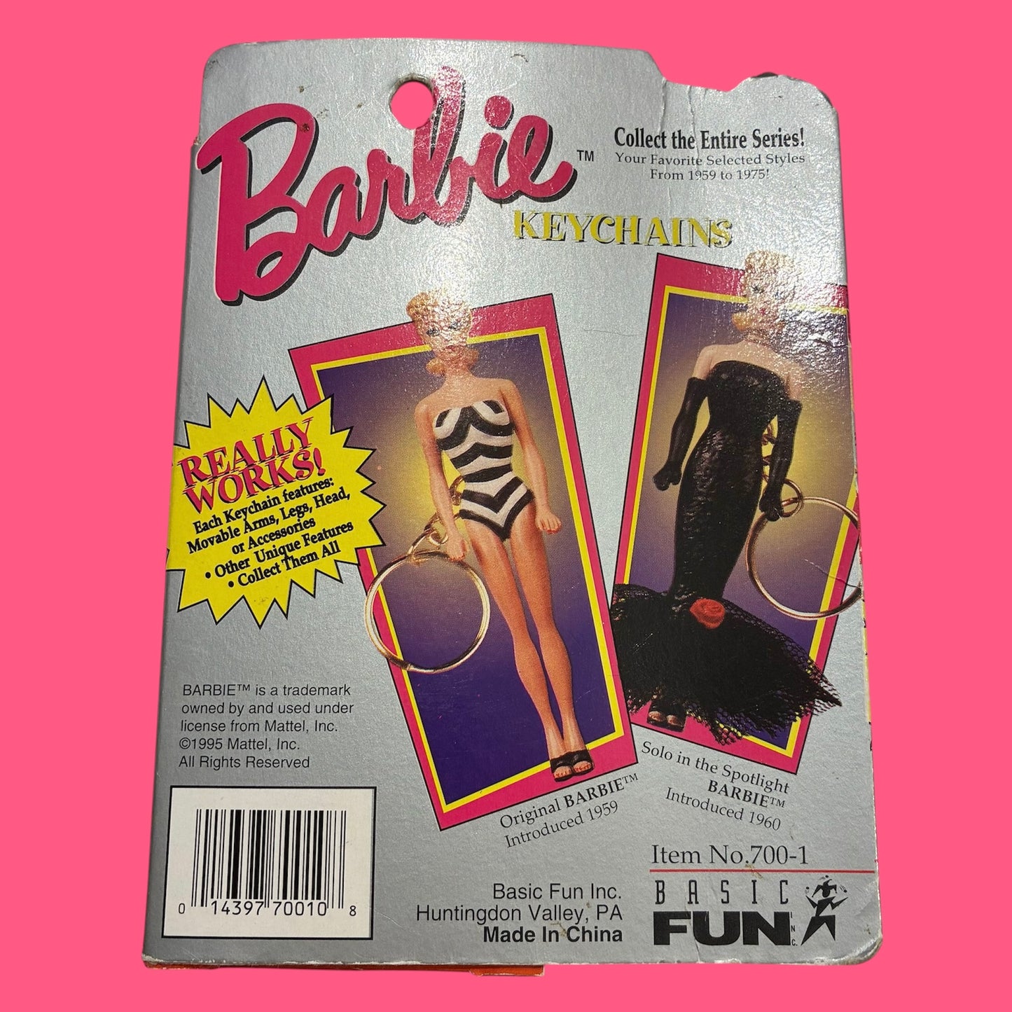 1995年★90's★Barbie★バービー★Keychains★キーホルダー★キーチェーン★人形★ぬいぐるみ★フィギュア★水着★オリジナル★Original