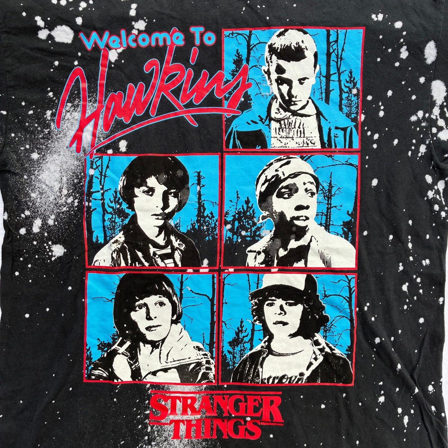 Used★STRANGER THINGS★ストレンジャーシングス★Tシャツフィギュア★人形★ぬいぐるみ★マイク★エル★ルーカス★ダスティン★タイダイTシャツ★Lサイズ