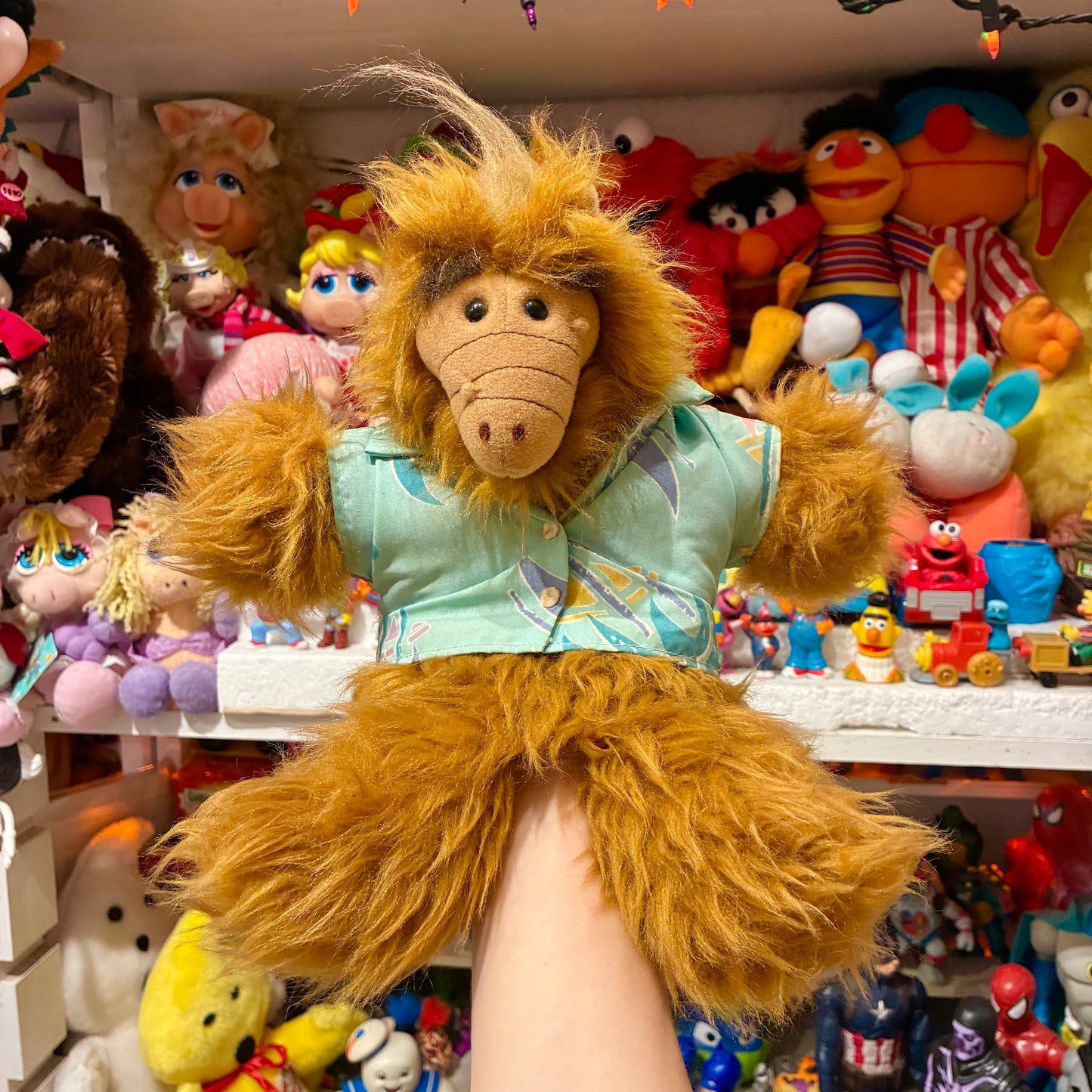 1988年★80's★vintage★ビンテージ★ALF★アルフ★BURGERKING★バーガーキング★パペット★アロハ★アロハシャツ★ぬいぐるみ★人形★フィギュア