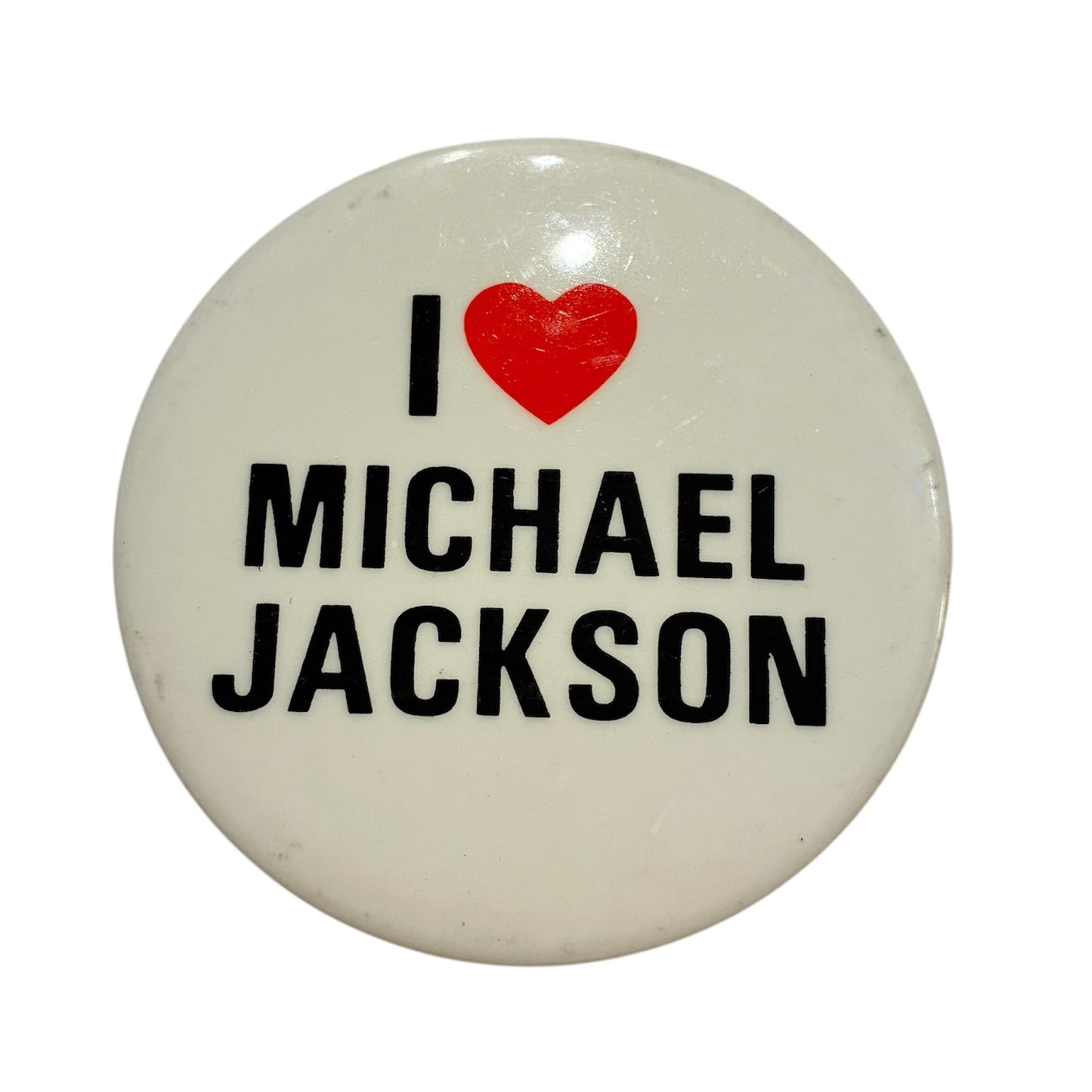 80's★I❤️MICHAEL JACSON★マイケルジャクソン★ビンテージ★バッジ★バッヂ★バッチ★人形★フィギュア★ぬいぐるみ★