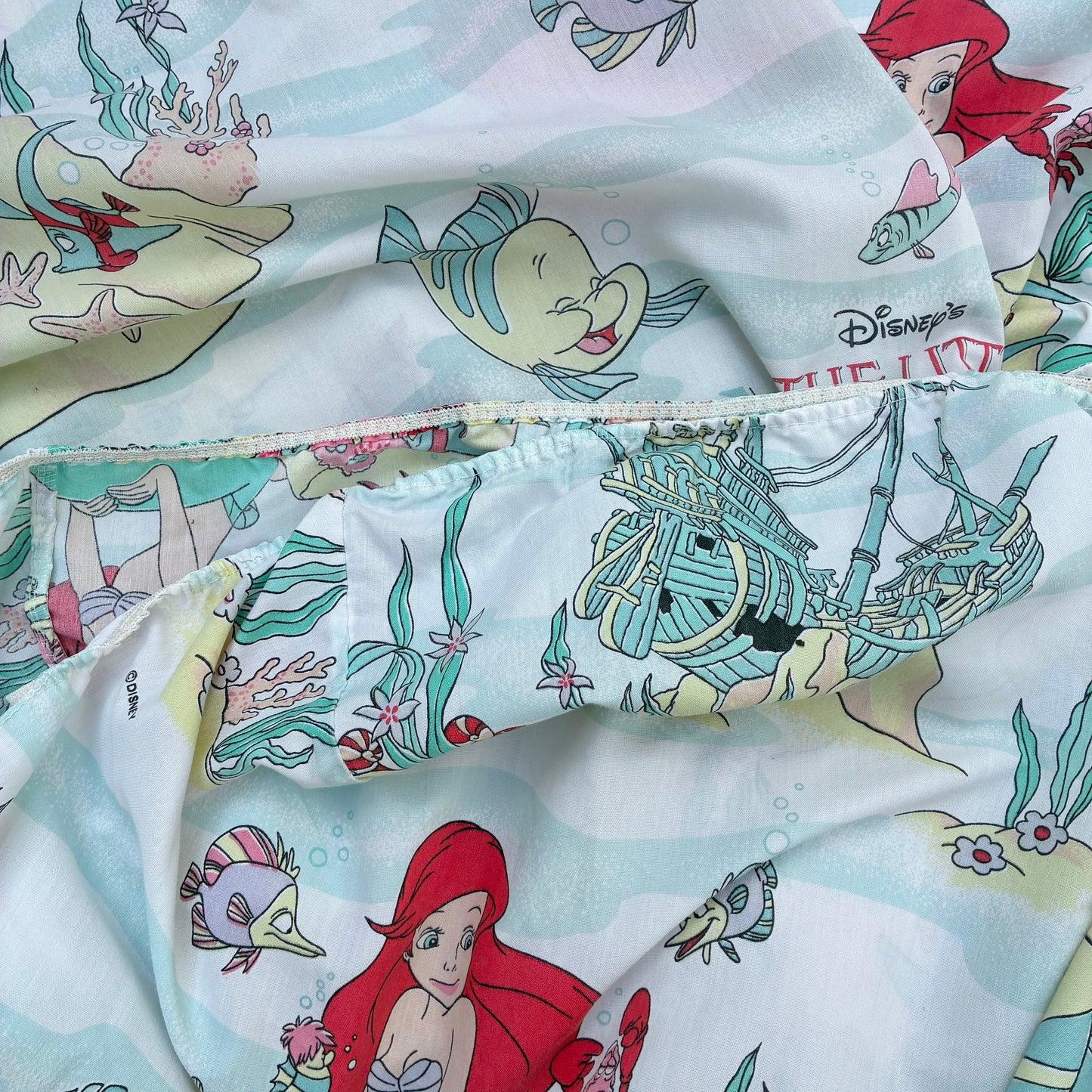 Disney★ディズニー★THE LITTLE MERMAID★リトルマーメイド★Ariel★アリエル★フィットシーツ★sheets★ビンテージ★vintage★ぬいぐるみ★人形★フィギュア