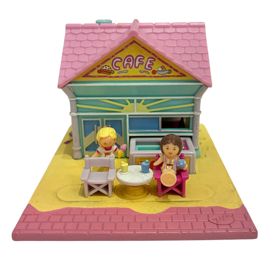 完品！レア！1993年★Polly Pocket★ポーリーポケット★Polly's Beach Cafe★カフェ★お家★人形★フィギュア★ビンテージ★ミニチュア