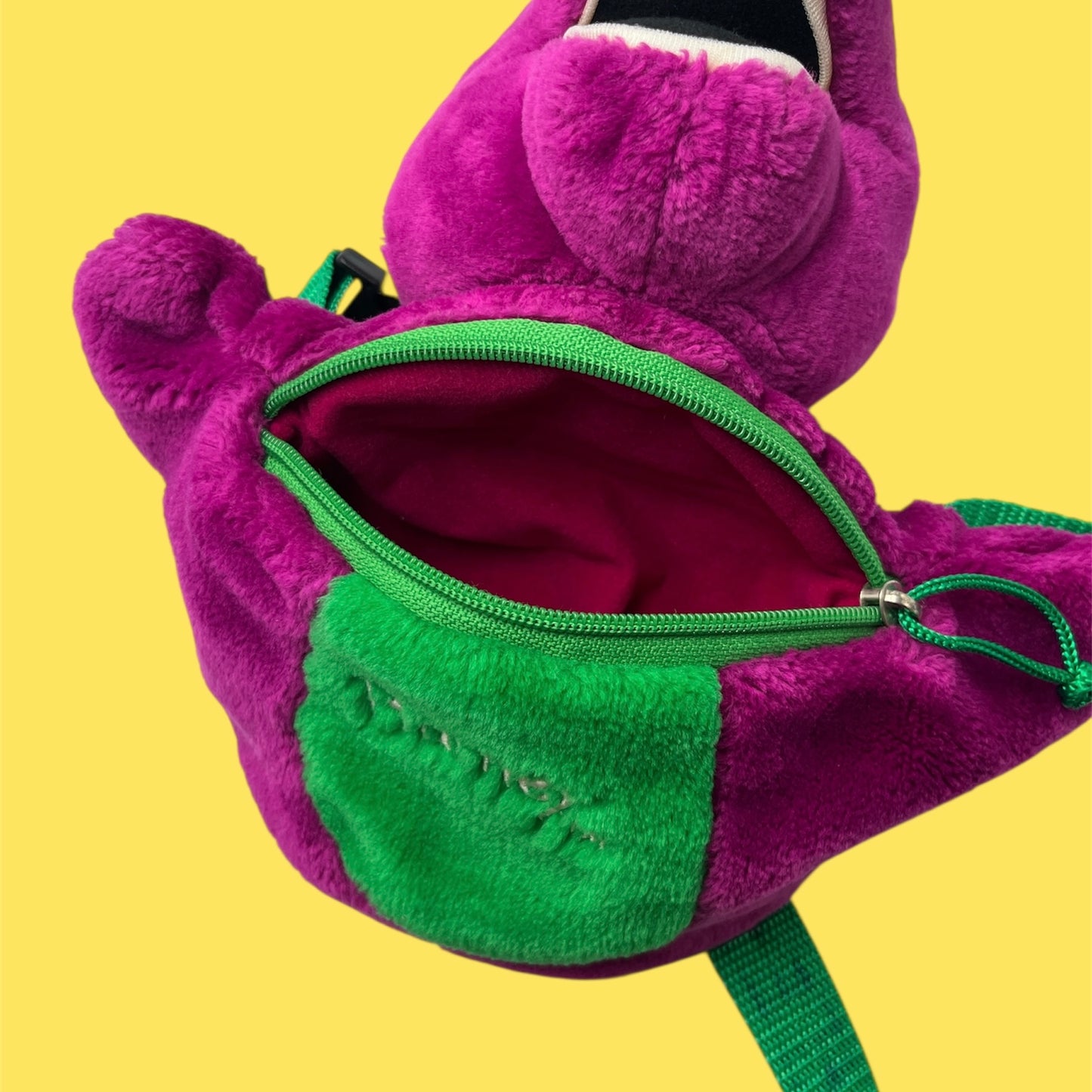 90's★Barney★バーニー★ウエストポーチ★人形★ぬいぐるみ★フィギュア★ビンテージ