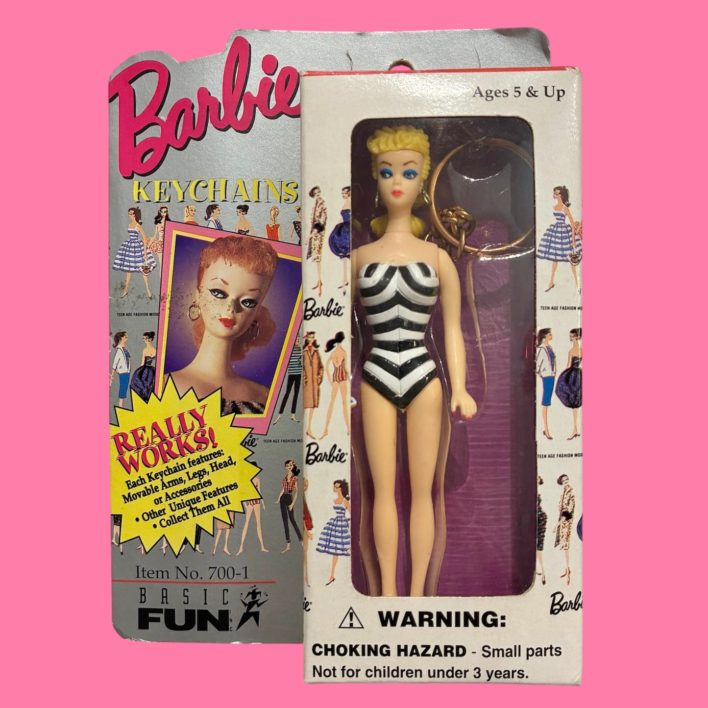 1995年★90's★Barbie★バービー★Keychains★キーホルダー★キーチェーン★人形★ぬいぐるみ★フィギュア★水着★オリジナル★Original