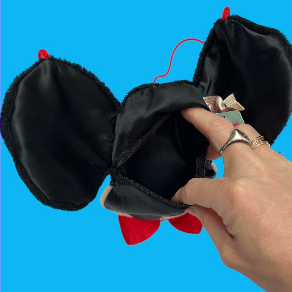 2★Vintage★Mickey Mouse★ミッキーマウス★Face Shoulder★フェイスショルダー★Bag★バッグ★ビンテージ★人形★ぬいぐるみ★フィギュア