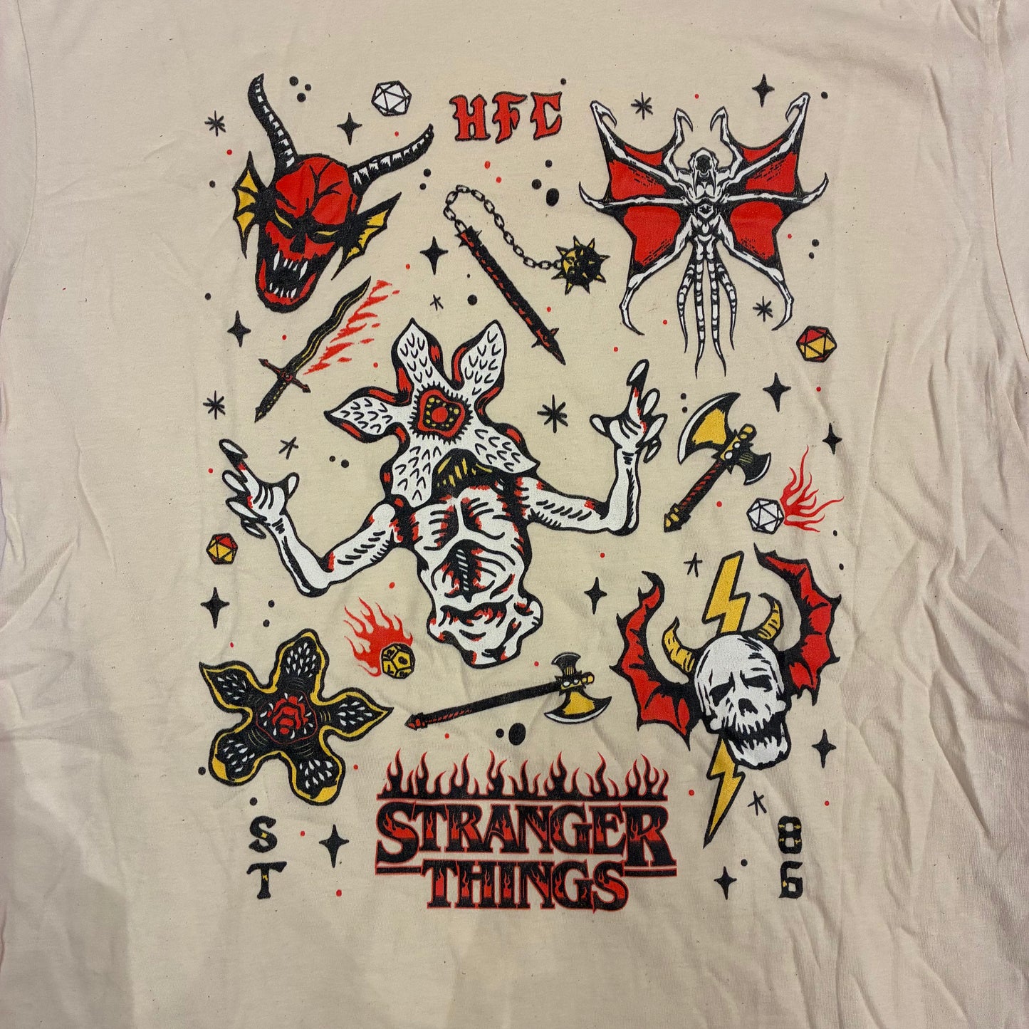 STRANGER THINGS★ストレンジャーシングス★Tシャツフィギュア★人形★ぬいぐるみ★デモゴルゴン★Lサイズ