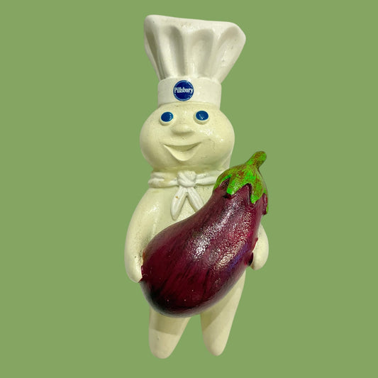 2005年★Vintage★ビンテージ★Pillsbury★Doughboy★ドゥボーイ★ドゥボーイ★マグネット★人形★フィギュア★ぬいぐるみ★ナス
