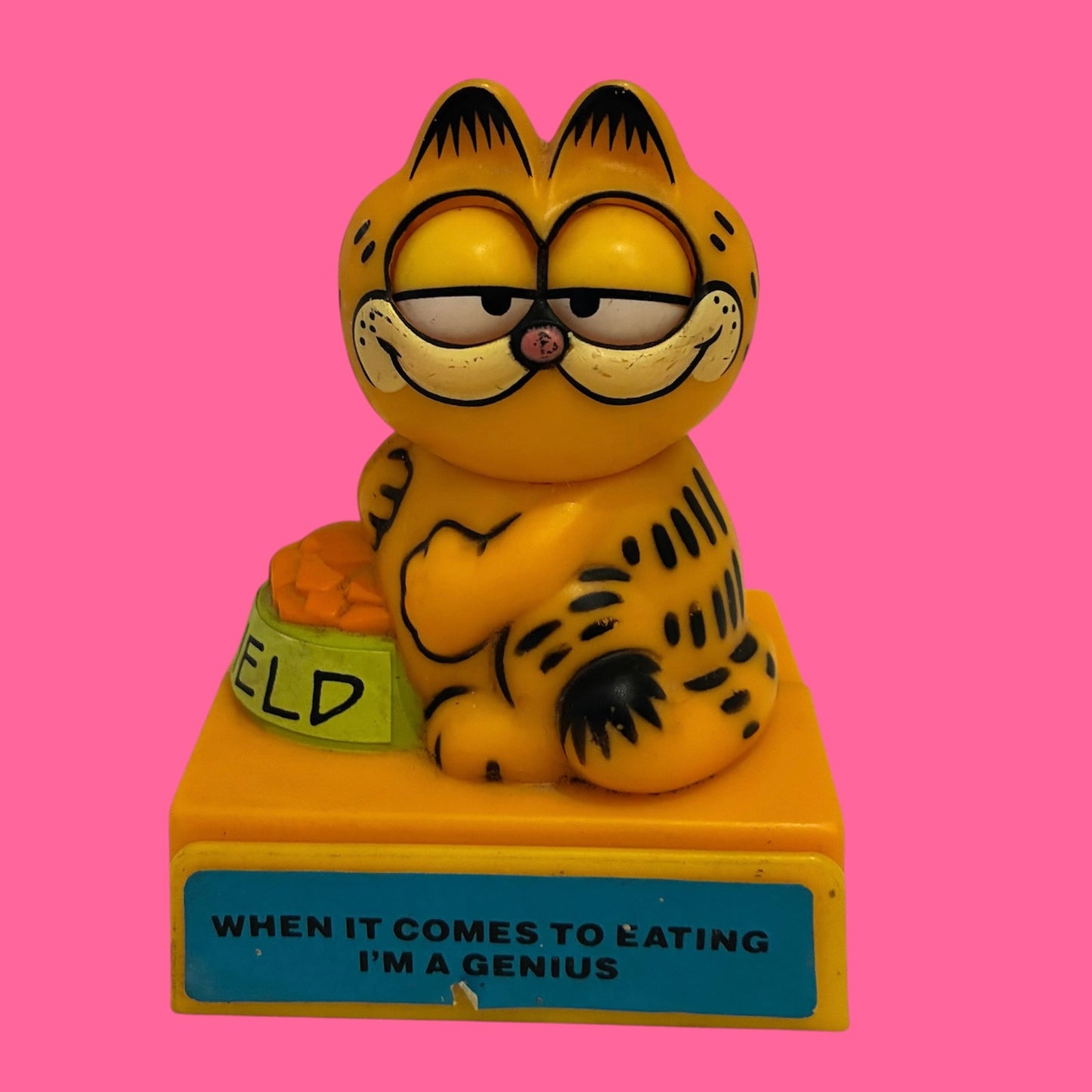80's★ガーフィールド★GARFIELD★メッセージドール★フィギュア★人形★ぬいぐるみ★ビンテージ★1