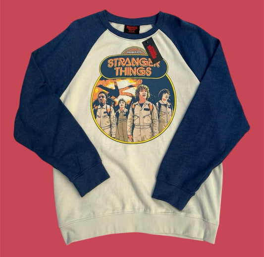 STRANGER THINGS★ストレンジャーシングス★Sweat★スウェット★トレーナー★ラグラン★デモゴルゴンバスターズ★人形★フィギュア★ぬいぐるみ★2XL