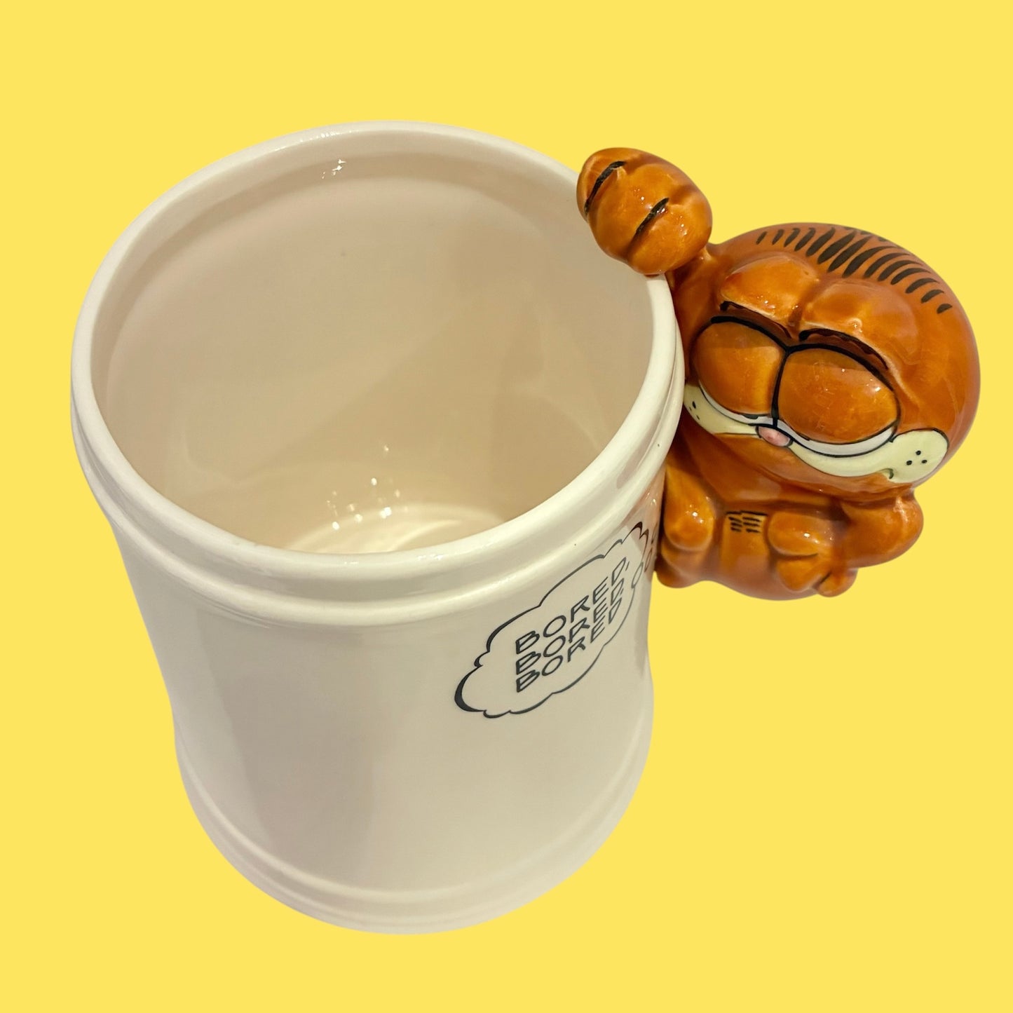 80's★GARFIELD★ガーフィールド★3Dマグ★マグカップ★フィギュア★人形★陶器★ぬいぐるみ★ビンテージ★vintage