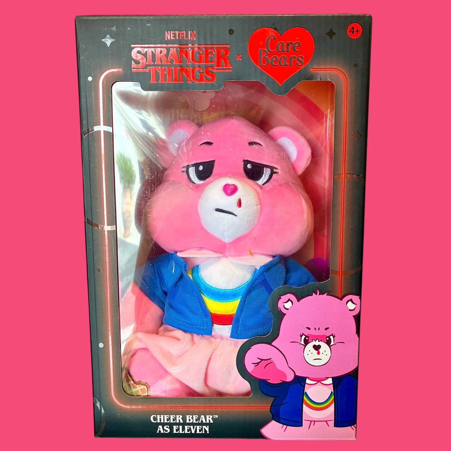STRANGER THINGS★ストレンジャーシングス★Care Bears★ケアベア★Eleven★イレブン★エル★チアベア★ぬいぐるみ★人形★27cm