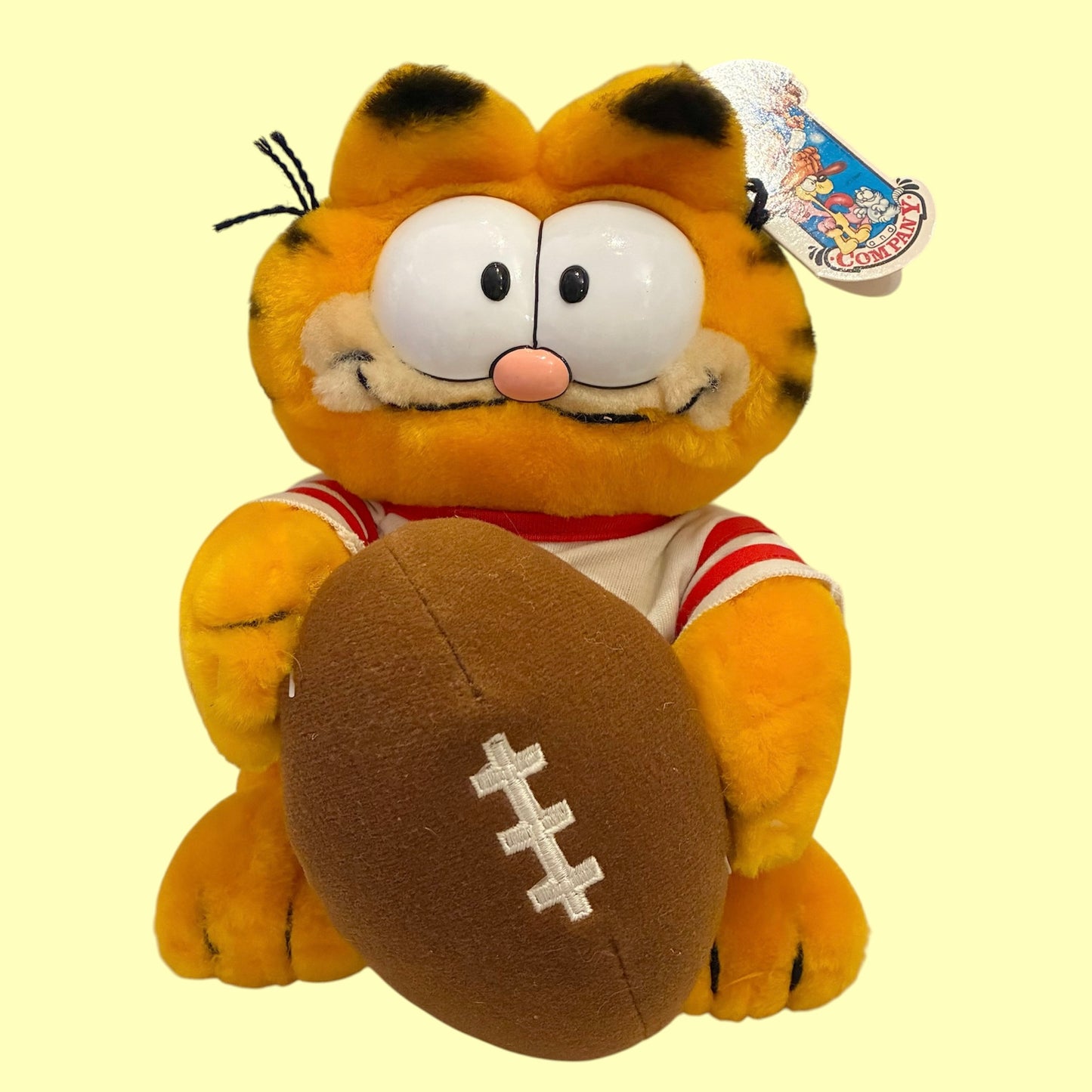 1981年★80's★GARFIELD★ガーフィールド★ラグビー★ぬいぐるみ★人形★フィギュア★ビンテージ★vintage★
