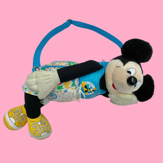 Vintage★Mickey Mouse★ミッキーマウス★ショルダーバッグ★Bag★人形★ぬいぐるみ★フィギュア★ビンテージ★Mickey's Beach CLUB