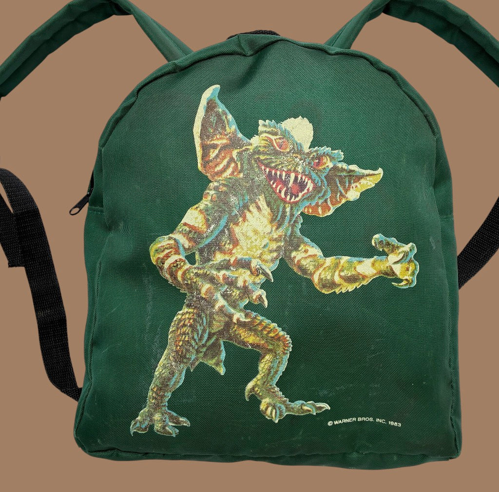 80's★1983年★GREMLiNS★グレムリン★STRIPE★ストライプ★Gizmo★ギズモ★Bag★Back Pack★バックパック★リュック★フィギュア★人形★ぬいぐるみ★ビンテージ★