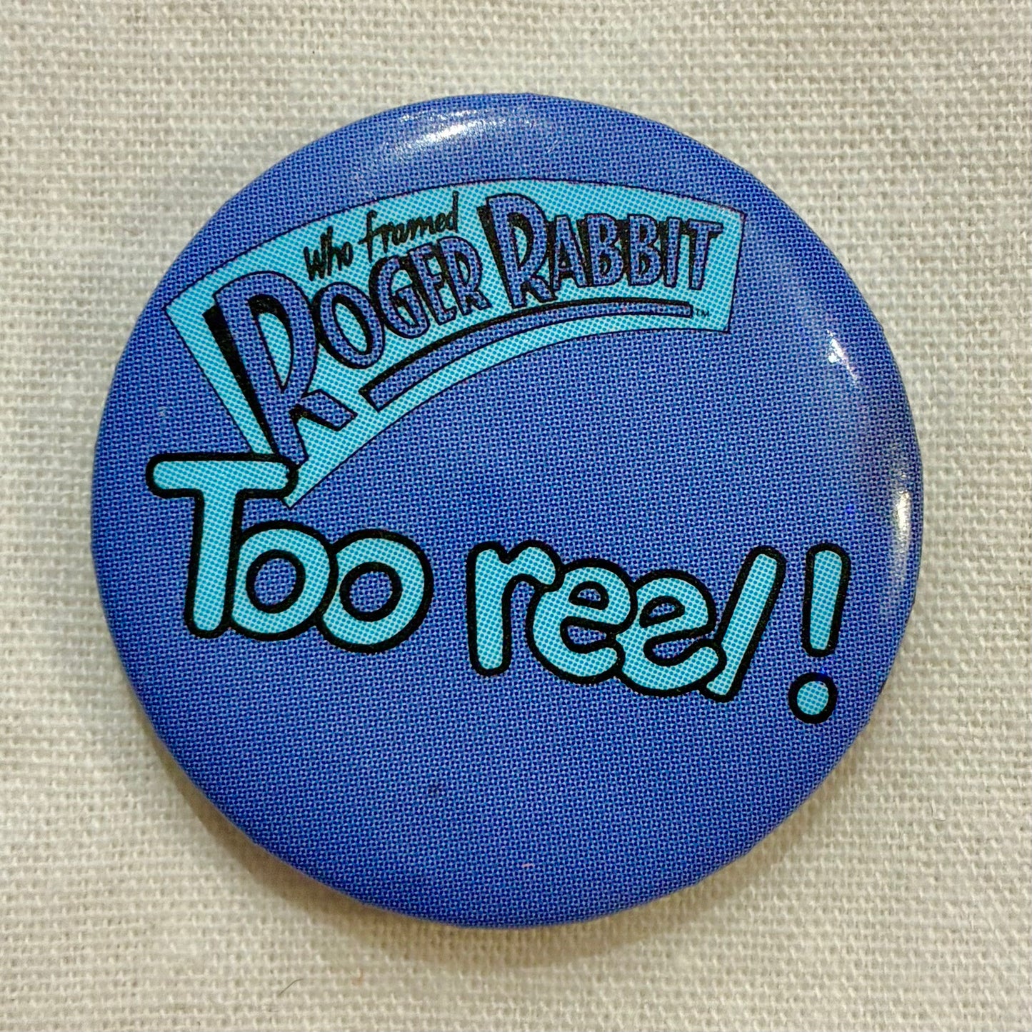 1987年★80's★ROGER RABBIT★ロジャーラビット★缶バッジ★バッチ★バッヂ★ぬいぐるみ★フィギュア★人形★ビンテージ★9