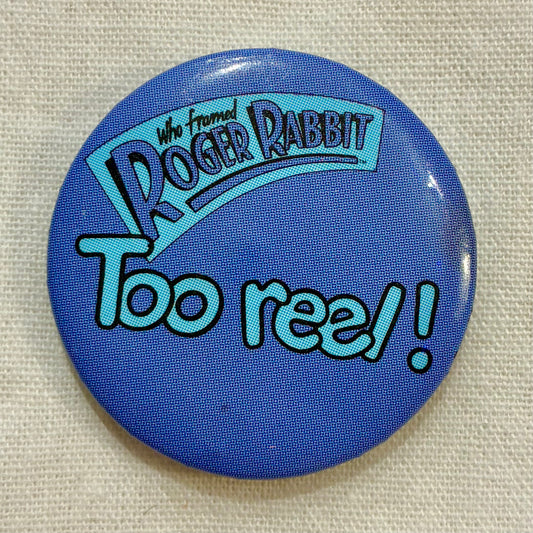 1987年★80's★ROGER RABBIT★ロジャーラビット★缶バッジ★バッチ★バッヂ★ぬいぐるみ★フィギュア★人形★ビンテージ★9