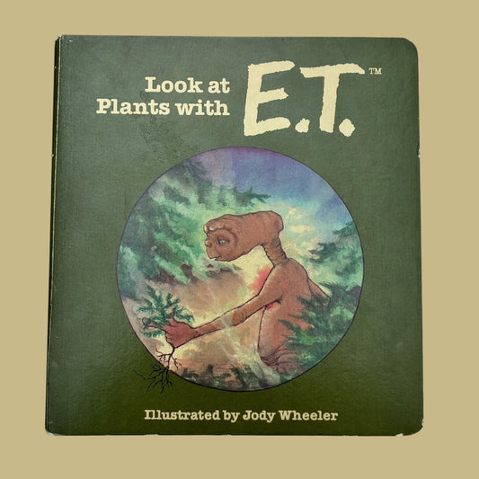 1982年★80's★E.T.★映画★イーティー★絵本★人形★ぬいぐるみ★フィギュア★ビンテージ★vintage★Look at Plants with E.T.