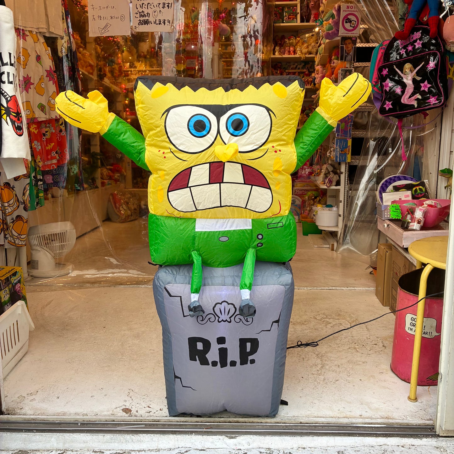 nickelodeon★ニコロデオン★SPONGEBOB★スポンジボブ★Halloween★ハロウィン★インフレータブル★フランケンシュタイン★フィギュア★人形★ディスプレイ★