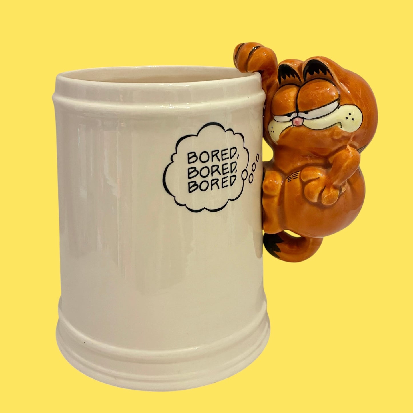 80's★GARFIELD★ガーフィールド★3Dマグ★マグカップ★フィギュア★人形★陶器★ぬいぐるみ★ビンテージ★vintage