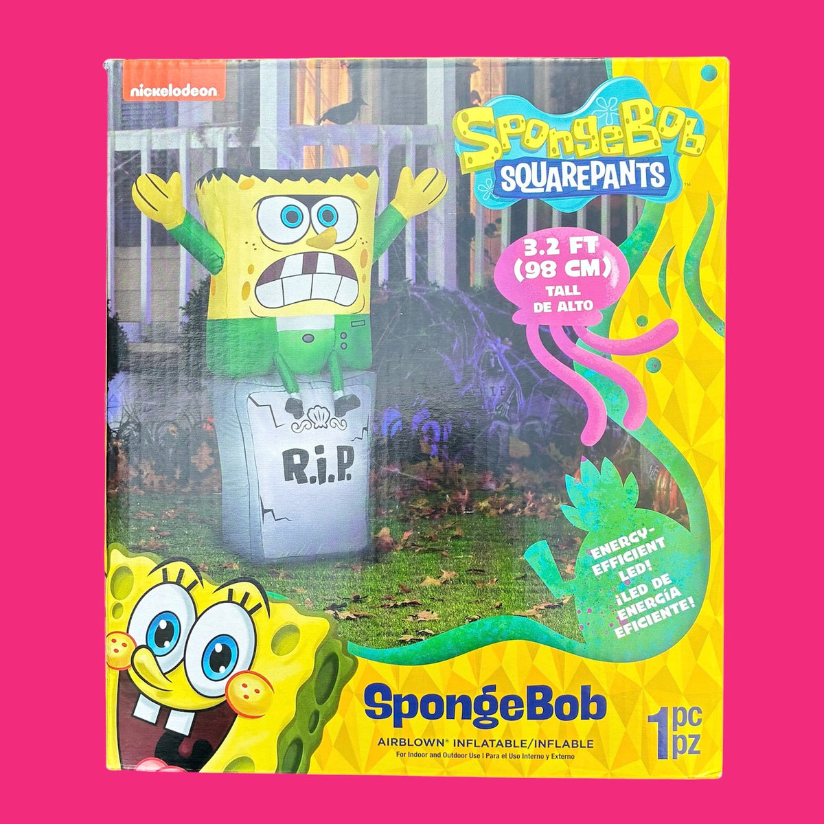 nickelodeon★ニコロデオン★SPONGEBOB★スポンジボブ★Halloween★ハロウィン★インフレータブル★フランケンシュタイン★フィギュア★人形★ディスプレイ★