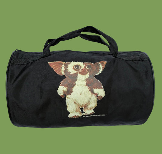 80's★1983年★GREMLiNS★グレムリン★Gizmo★ギズモ★Bag★バッグ★ダッフルバッグ★フィギュア★人形★ぬいぐるみ★ビンテージ★ブラック★A