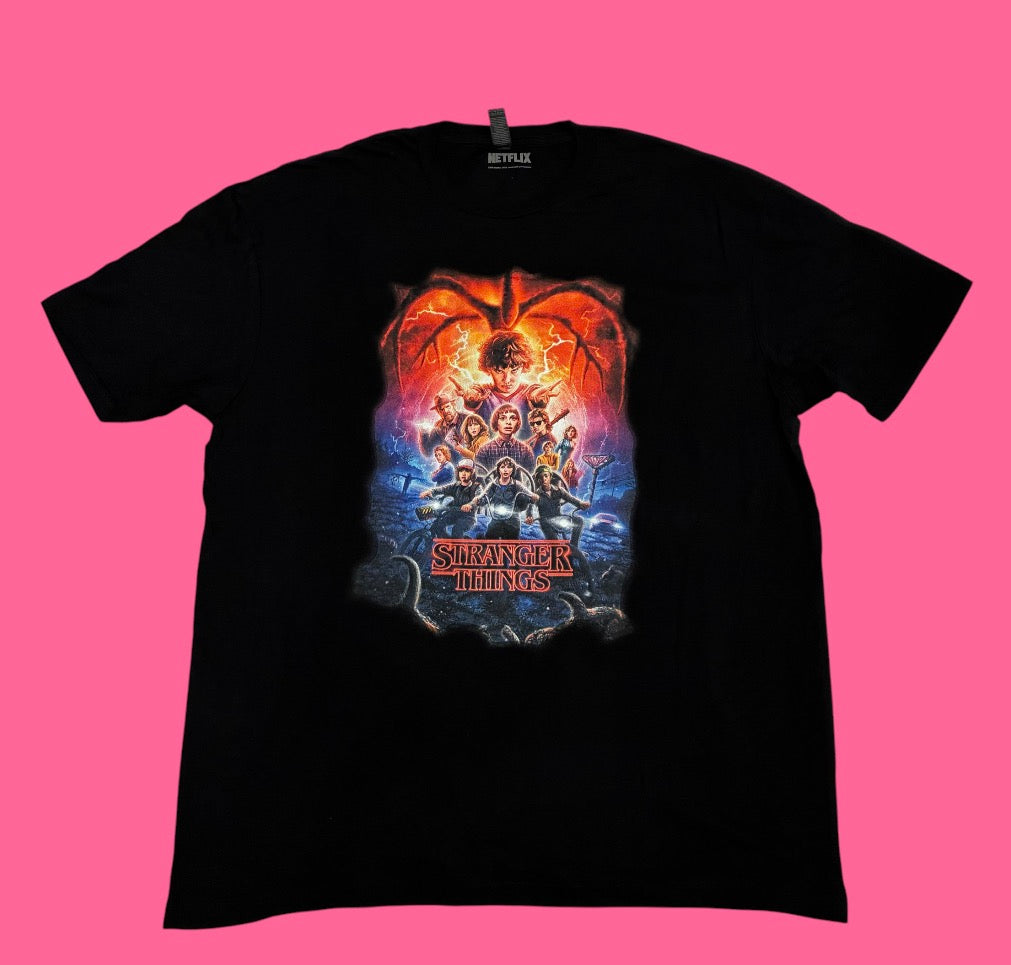 STRANGER THINGS★ストレンジャーシングス★Tシャツフィギュア★人形★ぬいぐるみ★マイク★ルーカス★マックス★ウィル★エル★イレブン★ジョナサン★ナンシー★ジョイス★ホッパー★Lサイズ