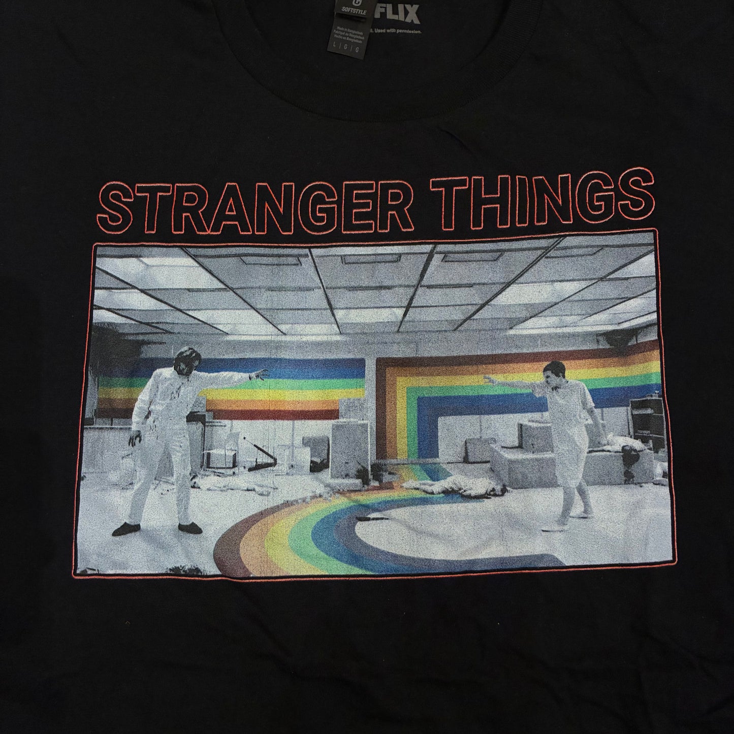 STRANGER THINGS★ストレンジャーシングス★Tシャツフィギュア★人形★ぬいぐるみ★001★ワン★エル★イレブン★Lサイズ