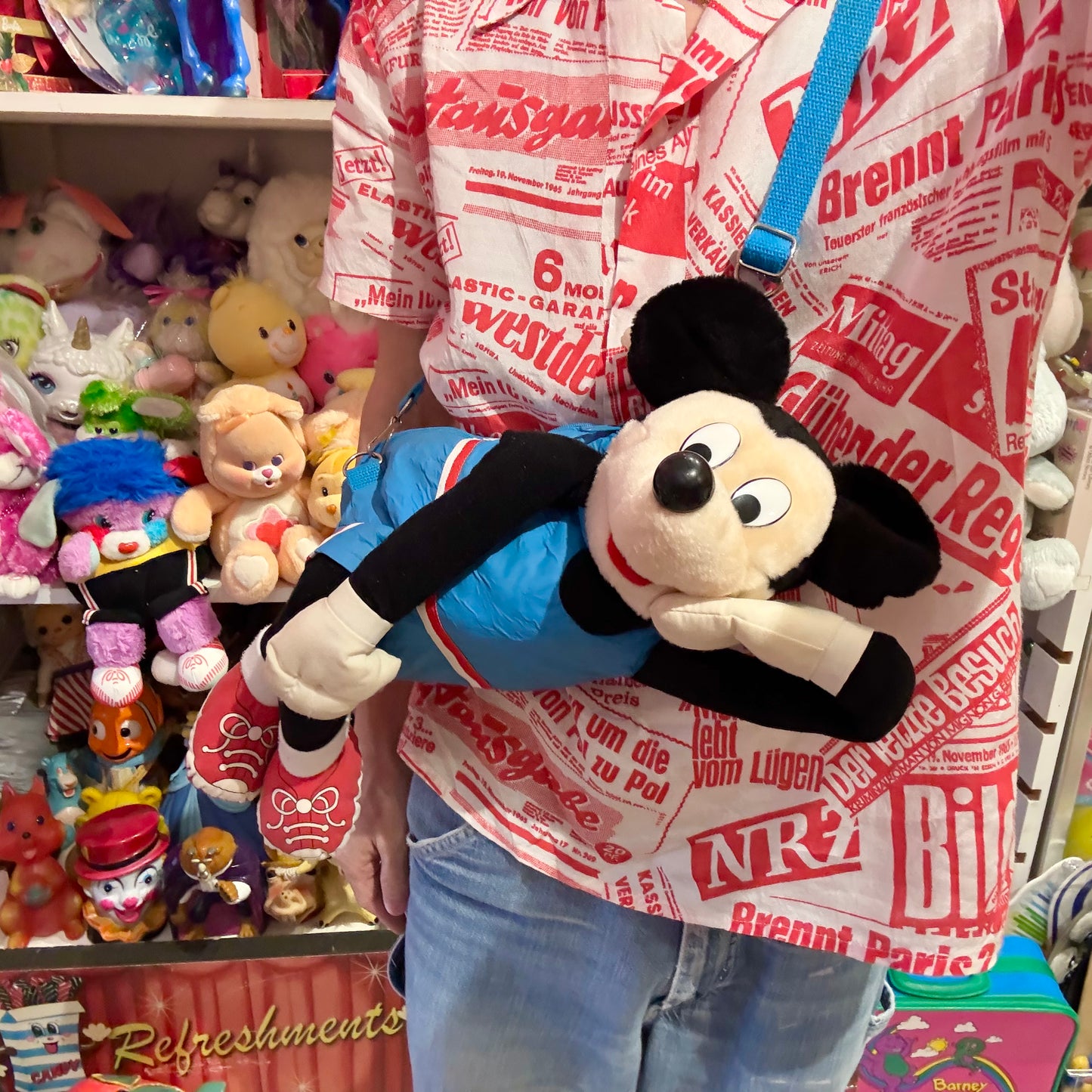 Vintage★ビンテージ★Mickey Mouse★Shoulder Bag★ショルダーバッグ★ビンテージ★フィギュア★ぬいぐるみ★人形