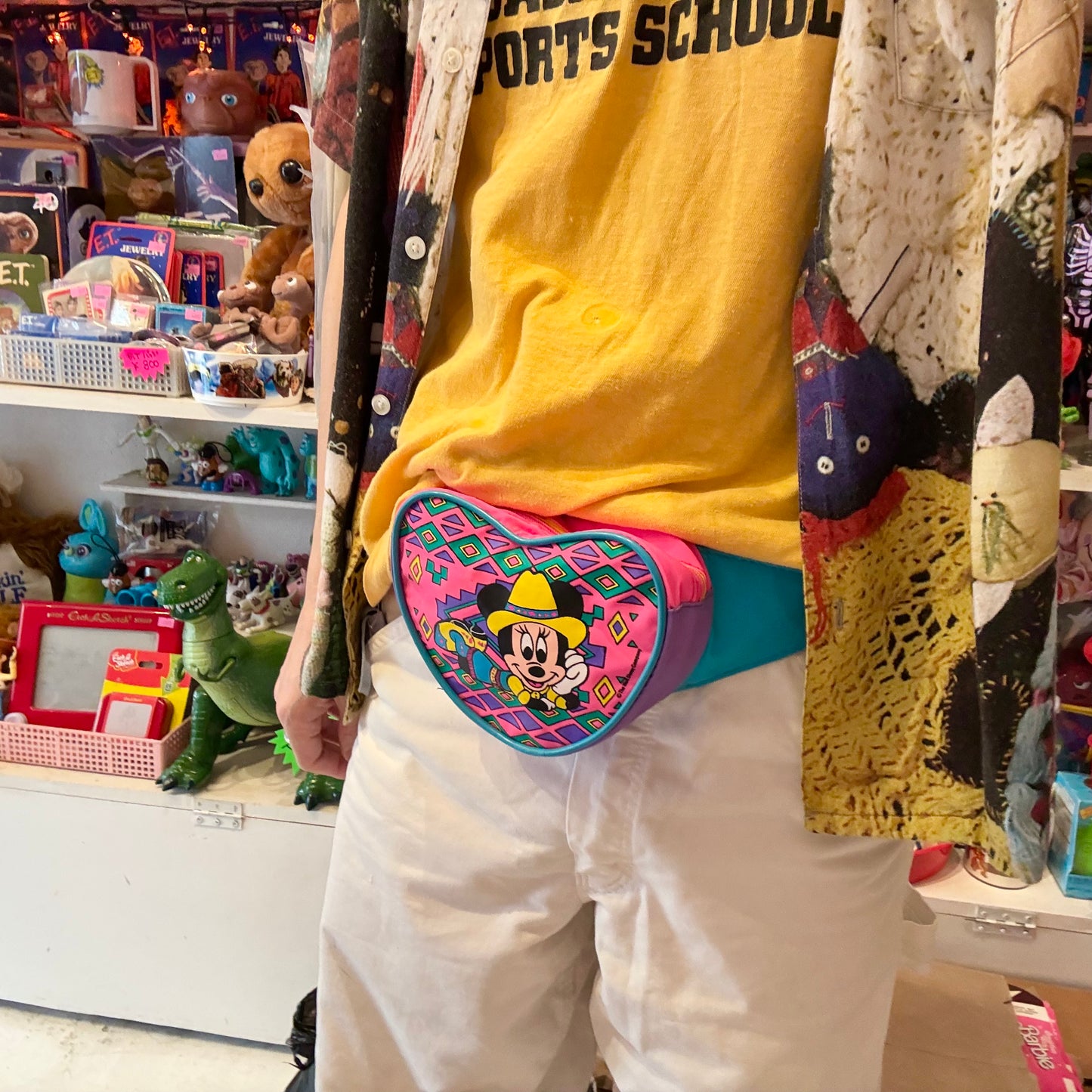 Vintage★ビンテージ★Minnie Mouse★ミニーマウス★ウエストポーチ★Bag★フィギュア★人形★ぬいぐるみ