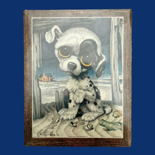 70's★GIG★絵画★絵★ビンテージ★オールド★犬★イヌ★パピー★フィギュア★人形★ぬいぐるみ★Big Eyes★ビッグアイ★