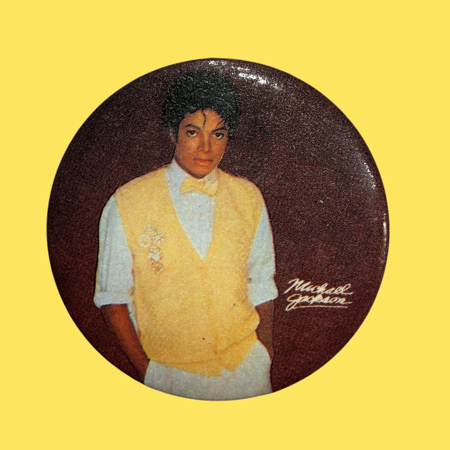 80's★MICHAEL JACSON★マイケルジャクソン★ビンテージ★バッジ★バッヂ★バッチ★人形★フィギュア★ぬいぐるみ★1