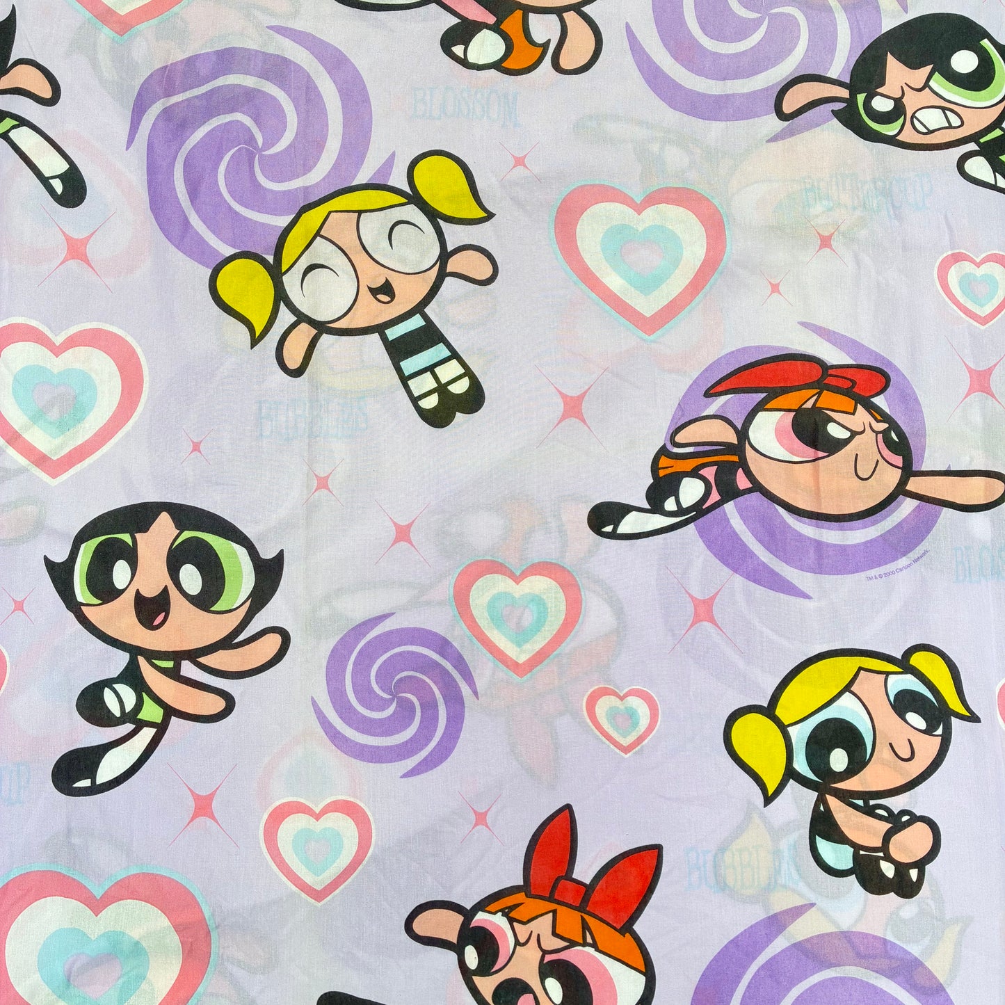 2000s★Powerpuff Girls★パワーパフガールズ★フラットシーツ★sheets★人形★フィギュア★ぬいぐるみ★ビンテージ