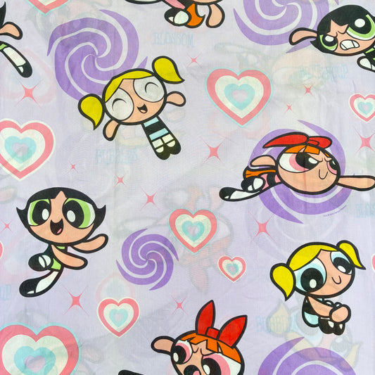 2000s★Powerpuff Girls★パワーパフガールズ★フラットシーツ★sheets★人形★フィギュア★ぬいぐるみ★ビンテージ