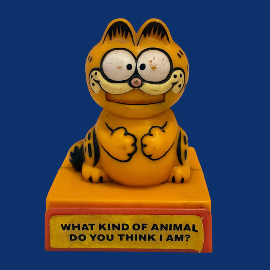 80's★ガーフィールド★GARFIELD★メッセージドール★フィギュア★人形★ぬいぐるみ★ビンテージ★2