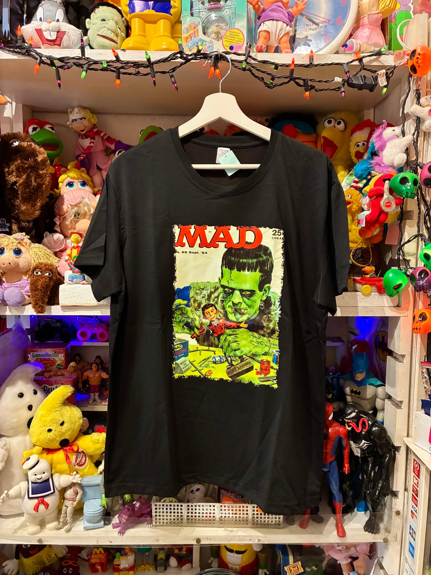 Alfred E. Neuman★MAD★MADくん★フィギュア★人形★ぬいぐるみ★Tシャツ★フランケンシュタイン★XLサイズ